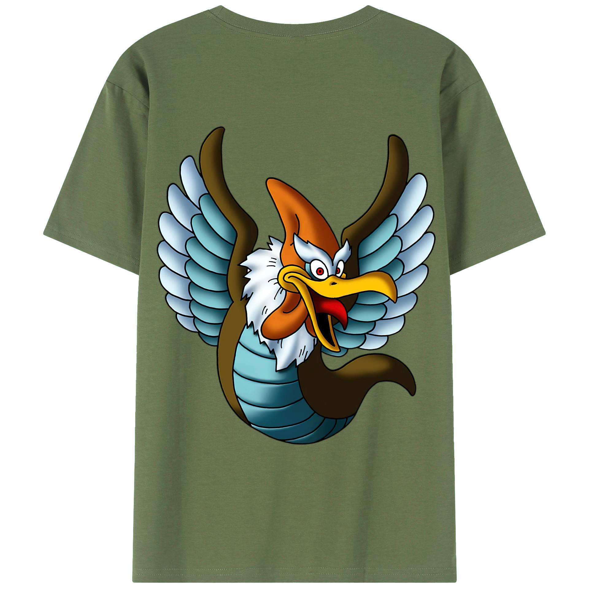 （画像用） ドラゴンクエスト Doragon Kuesuto Dragon Quest 綿100％ メンズ半袖Tシャツ（バックプリント） 通気性